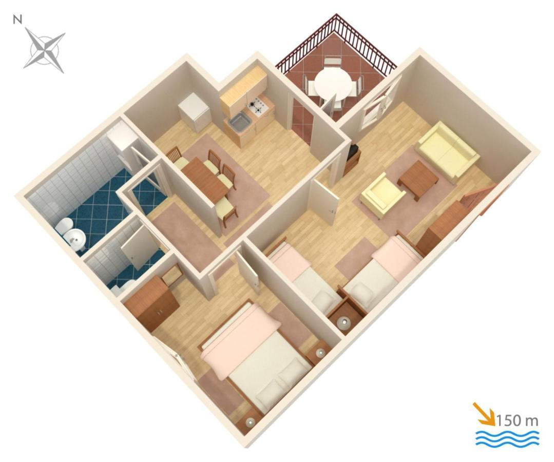 Apartments By The Sea Selce, Crikvenica - 2372 Dış mekan fotoğraf